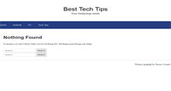 Desktop Screenshot of besttechtips.net